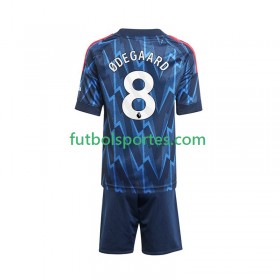 Camiseta Arsenal Martin Odegaard 8 Niño Segunda Equipación 2025/2026